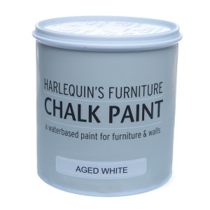 Harlequin – Chalk Paint For Furniture and Walls – 1 Litre – Aged White Harlequin – Chalk Paint For Furniture and Walls – 1 Litre – Aged White