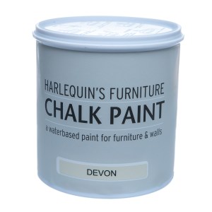 Harlequin – Chalk Paint For Furniture and Walls – 1 Litre – Devon Harlequin – Chalk Paint For Furniture and Walls – 1 Litre – Devon