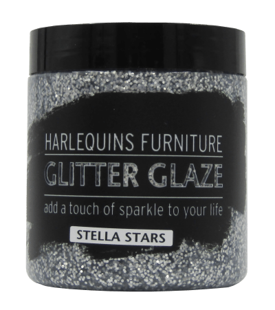 Harlequin – Glitter Glaze Paint For Furniture and Walls – 450ml – Stella Stars Harlequin – Glitter Glaze Paint For Furniture and Walls – 450ml – Stella Stars