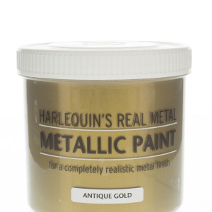 Harlequin – Metallic Paint / Real Metal Metallic Paint – 500ml – Antique Gold Harlequin – Metallic Paint / Real Metal Metallic Paint – 500ml – Antique Gold