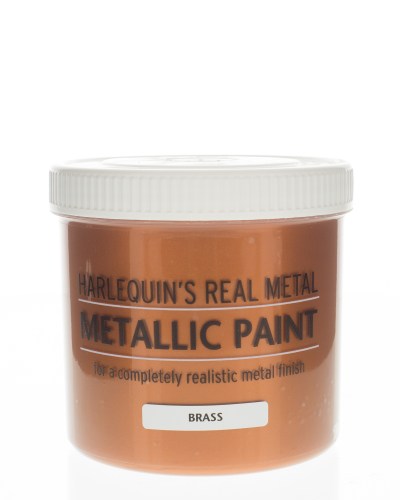 Harlequin – Metallic Paint / Real Metal Metallic Paint – 500ml – Brass Harlequin – Metallic Paint / Real Metal Metallic Paint – 500ml – Brass