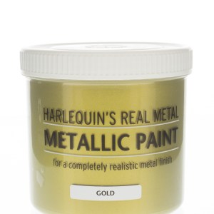 Harlequin – Metallic Paint / Real Metal Metallic Paint – 500ml – Gold Harlequin – Metallic Paint / Real Metal Metallic Paint – 500ml – Gold