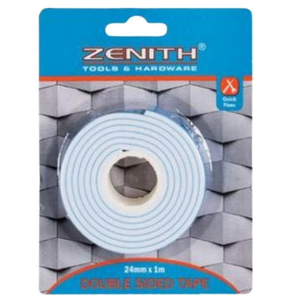 Zenith – Double Sided Tape – (24mm x 1000mm) Zenith – Double Sided Tape – (24mm x 1000mm)