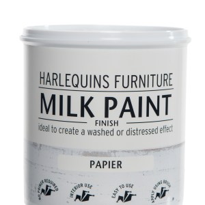 Harlequin – Milk Paint for Furniture, Walls & Decorative Items – 1 Litre – Papier Harlequin – Milk Paint for Furniture, Walls & Decorative Items – 1 Litre – Papier