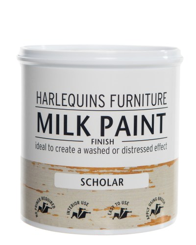 Harlequin – Milk Paint for Furniture, Walls & Decorative Items – 1 Litre – Scholar Harlequin – Milk Paint for Furniture, Walls & Decorative Items – 1 Litre – Scholar