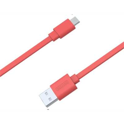 Romoss USB to Micro USB 1m Flat Cable – Red Romoss USB to Micro USB 1m Flat Cable – Red