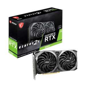 MSI Nvidia GeForce RTX 3060 VENTUS 2X 12GB 192-Bit GPU Graphics Card MSI Nvidia GeForce RTX 3060 VENTUS 2X 12GB 192-Bit GPU Graphics Card