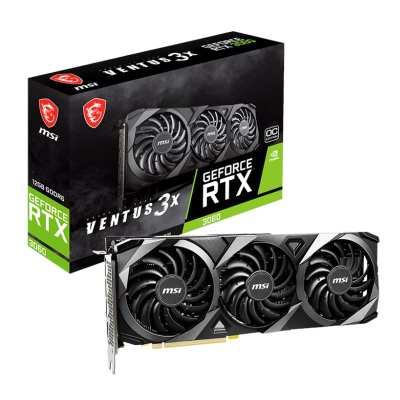 MSI Nvidia GeForce RTX 3060 VENTUS 3X 12GB 192-Bit GPU Graphics Card MSI Nvidia GeForce RTX 3060 VENTUS 3X 12GB 192-Bit GPU Graphics Card