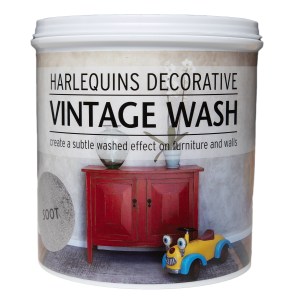 Harlequin – Vintage Wash (For Furniture and Walls) – 1 Litre – Soot Harlequin – Vintage Wash (For Furniture and Walls) – 1 Litre – Soot
