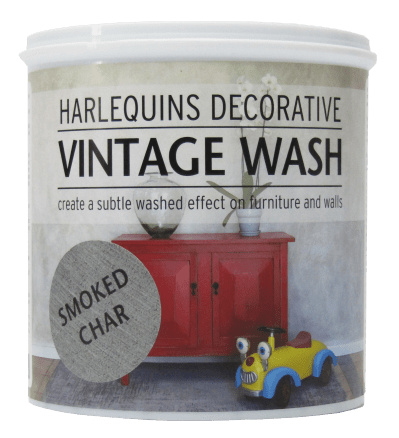 Harlequin – Vintage Wash (For Furniture and Walls) – 1 Litre – Smoked Char Harlequin – Vintage Wash (For Furniture and Walls) – 1 Litre – Smoked Char