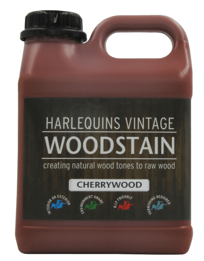 Harlequin – Wood Stain / Natural Woodstain – 1 Litre – Cherrywood Harlequin – Wood Stain / Natural Woodstain – 1 Litre – Cherrywood