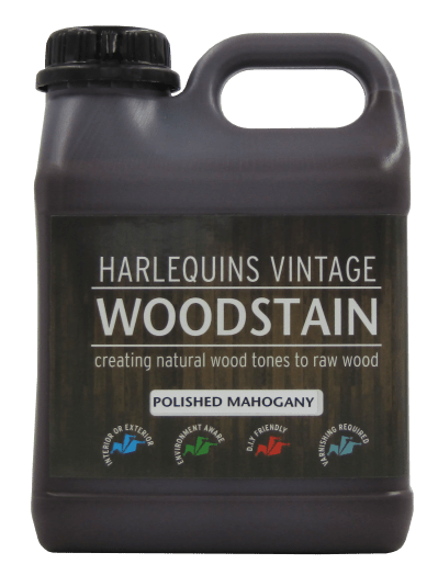 Harlequin – Wood Stain / Natural Woodstain – 20 Litres – Polished Mahogany Harlequin – Wood Stain / Natural Woodstain – 20 Litres – Polished Mahogany