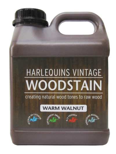 Harlequin – Wood Stain / Natural Woodstain – 20 Litres – Warm Walnut Harlequin – Wood Stain / Natural Woodstain – 20 Litres – Warm Walnut