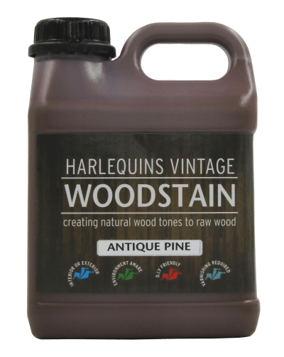 Harlequin – Wood Stain / Natural Woodstain – 20 Litres – Antique Pine Harlequin – Wood Stain / Natural Woodstain – 20 Litres – Antique Pine