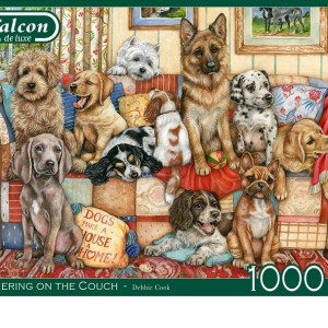 Jumbo Falcon Gathering On The Couch – 1000 Piece Jumbo Falcon Gathering On The Couch – 1000 Piece
