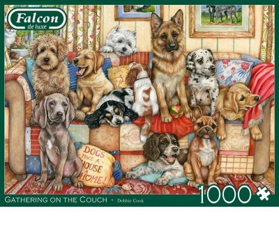 Jumbo Falcon Gathering On The Couch – 1000 Piece Jumbo Falcon Gathering On The Couch – 1000 Piece