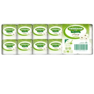 Twinsaver – Toilet Paper Wrapped (2-Ply) – Bale of 48 Rolls (350 Sheets) Twinsaver – Toilet Paper Wrapped (2-Ply) – Bale of 48 Rolls (350 Sheets)