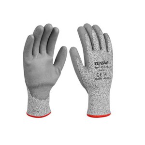 Total Tools 2Pcs XL Cut-Resistant Gloves PU Coated Palm Total Tools 2Pcs XL Cut-Resistant Gloves PU Coated Palm