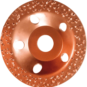 Tungsten carbide grinding head 115 x 22,23 mm, coarse, flat Tungsten carbide grinding head 115 x 22,23 mm, coarse, flat