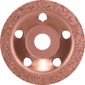 Tungsten carbide grinding head 115 x 22,23 mm, medium, flat Tungsten carbide grinding head 115 x 22,23 mm, medium, flat