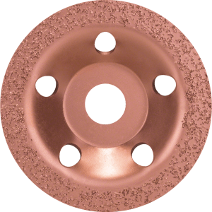 Tungsten carbide grinding head 115 x 22,23 mm, fine, flat Tungsten carbide grinding head 115 x 22,23 mm, fine, flat