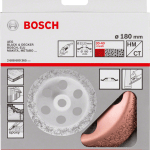 Tungsten carbide grinding head 180 x 22,23 mm, coarse, angled Tungsten carbide grinding head 180 x 22,23 mm, coarse, angled