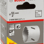 HSS bi-metal holesaw for standard adapters 51 mm, 2″ HSS bi-metal holesaw for standard adapters 51 mm, 2″