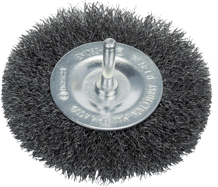 Wire Wheel Crimped Wire, 100 mm Diameter = 100 mm for Drills Wire Wheel Crimped Wire, 100 mm Diameter = 100 mm for Drills