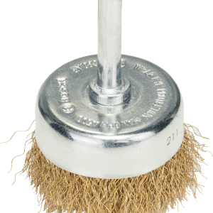 Wire Cup Brush, brass-coated 50 mm, 0,2 mm for Drills, Crimped Wire Wire Cup Brush, brass-coated 50 mm, 0,2 mm for Drills, Crimped Wire