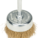 Wire Cup Brush, brass-coated 50 mm, 0,2 mm for Drills, Crimped Wire Wire Cup Brush, brass-coated 50 mm, 0,2 mm for Drills, Crimped Wire