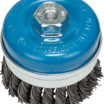 Wire cup brush 90 mm, 0,8 mm, M14 angle grinder, knotted wire Wire cup brush 90 mm, 0,8 mm, M14 angle grinder, knotted wire