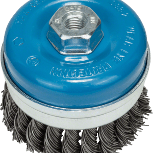 Wire cup brush 90 mm, 0,8 mm, M14 angle grinder, knotted wire Wire cup brush 90 mm, 0,8 mm, M14 angle grinder, knotted wire