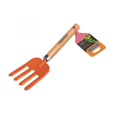 Tramontina 4 Teeth Metal Fork for Gardening with Wooden Handle Tramontina 4 Teeth Metal Fork for Gardening with Wooden Handle