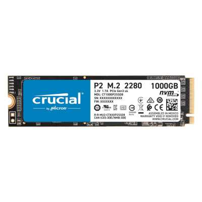 Crucial P2 1TB PCIE M.2 NVME SSD Crucial P2 1TB PCIE M.2 NVME SSD