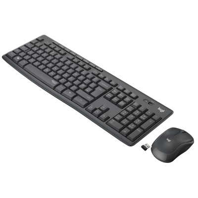 Logitech MK295 Silent Wireless keyboard and mouse set – Graphite Logitech MK295 Silent Wireless keyboard and mouse set – Graphite