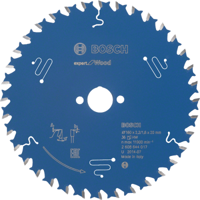 Expert for Wood 160 x 20 x 2,2 mm, 36 Expert for Wood 160 x 20 x 2,2 mm, 36