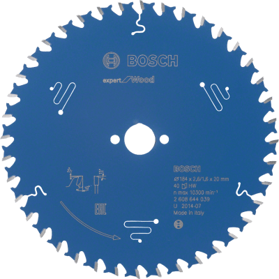 Expert for Wood 184 x 20 x 2,6 mm, 40 Expert for Wood 184 x 20 x 2,6 mm, 40