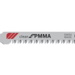 Jigsaw blade BIM T 102 BF Clean for PVC, 3 Piece Jigsaw blade BIM T 102 BF Clean for PVC, 3 Piece