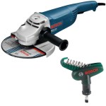 Bosch Angle Grinder & Screwdriver Bit Set 10 Pieces (GWS 2200-230) Bosch Angle Grinder & Screwdriver Bit Set 10 Pieces (GWS 2200-230)