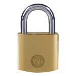 Yale 30mm Brass Padlock Pack 1 Yale 30mm Brass Padlock Pack 1