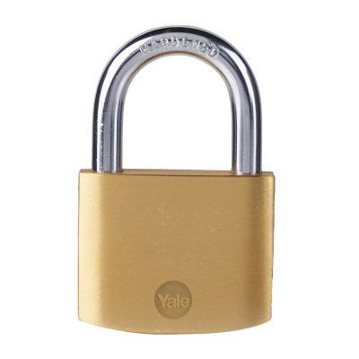 Yale 50mm Brass padlock pack1 Yale 50mm Brass padlock pack1