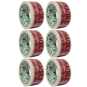 Altezze – Fragile Tape (Handle with Care) 50m – Pack of 6 Altezze – Fragile Tape (Handle with Care) 50m – Pack of 6