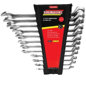 Qualitools – Combination Spanner Set – 12 Pieces (Deep Offset) Qualitools – Combination Spanner Set – 12 Pieces (Deep Offset)