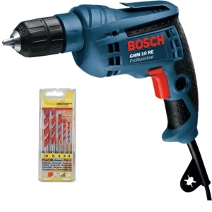 Bosch – Drill 600W (GBM 10 RE) & Alpen Multicut Drill Bits (5Piece) Bosch – Drill 600W (GBM 10 RE) & Alpen Multicut Drill Bits (5Piece)