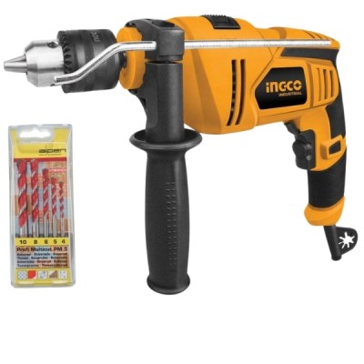 Ingco – Impact Drill (850W) & Alpen Multicut Drill Bits (5Piece) Ingco – Impact Drill (850W) & Alpen Multicut Drill Bits (5Piece)