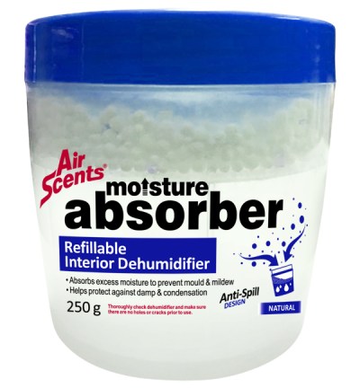 Shield Airscents Moisture Absorber Unit Natural 250g Shield Airscents Moisture Absorber Unit Natural 250g
