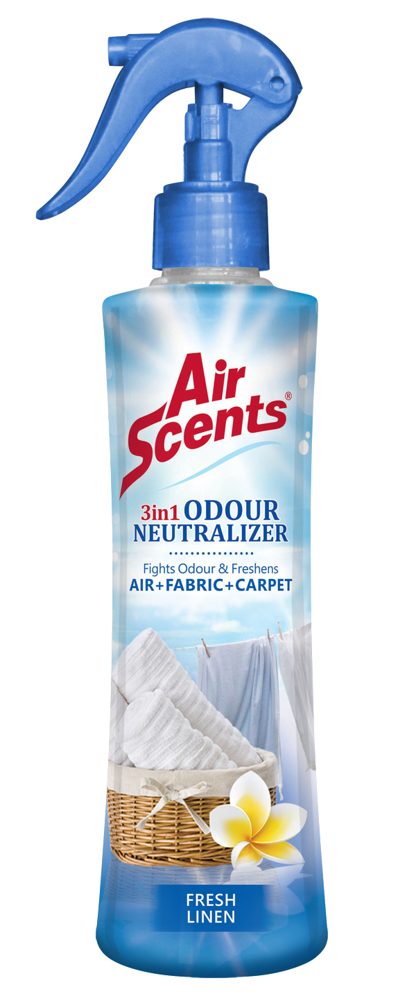Air Scents 3 in 1 Odour Neutralizer Fresh Linen 350ml Air Scents 3 in 1 Odour Neutralizer Fresh Linen 350ml