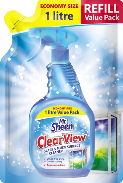 Shield Mr Sheen Glass Cleaner Refill 1lt Shield Mr Sheen Glass Cleaner Refill 1lt