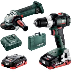 Metabo- Cordless Drill(602316800) & Cordless Angle Grinder(602174890) Combo Metabo- Cordless Drill(602316800) & Cordless Angle Grinder(602174890) Combo