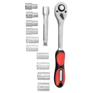 Tork Craft – Socket and Ratchet Set – 12 Piece Tork Craft – Socket and Ratchet Set – 12 Piece